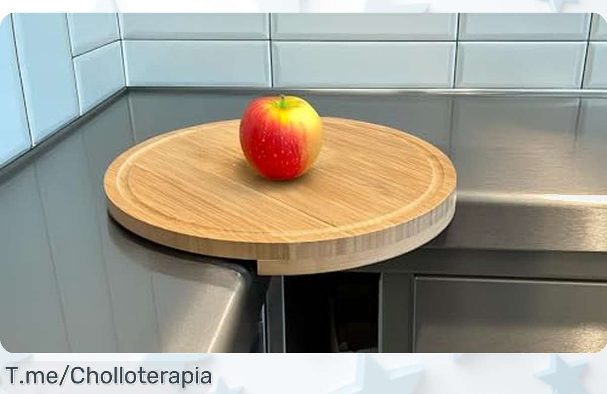 Transforma tu cocina con la tabla de cortar esquinera: estabilidad total y diseño compacto, ¡aprovecha este ofertón antes que se agote!