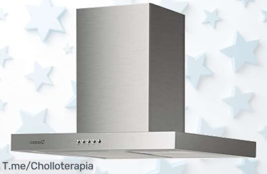 Transforma tu cocina con nuestra campana decorativa: extracción potente, bajo ruido y fácil instalación ¡Super chollo que se agota rápido! No te lo pierdas