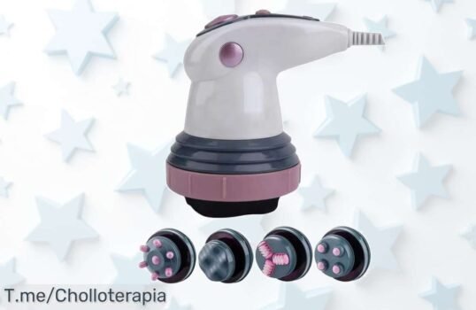 Transforma tu cuerpo en casa con el lipo-modelador anticelulítico más revolucionario, ¡precio loco y cabezales intercambiables! Aprovecha este ofertón antes que se agote