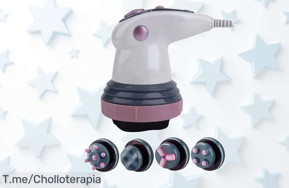 Transforma tu cuerpo en casa con el lipo-modelador anticelulítico más revolucionario, ¡precio loco y cabezales intercambiables! Aprovecha este ofertón antes que se agote.