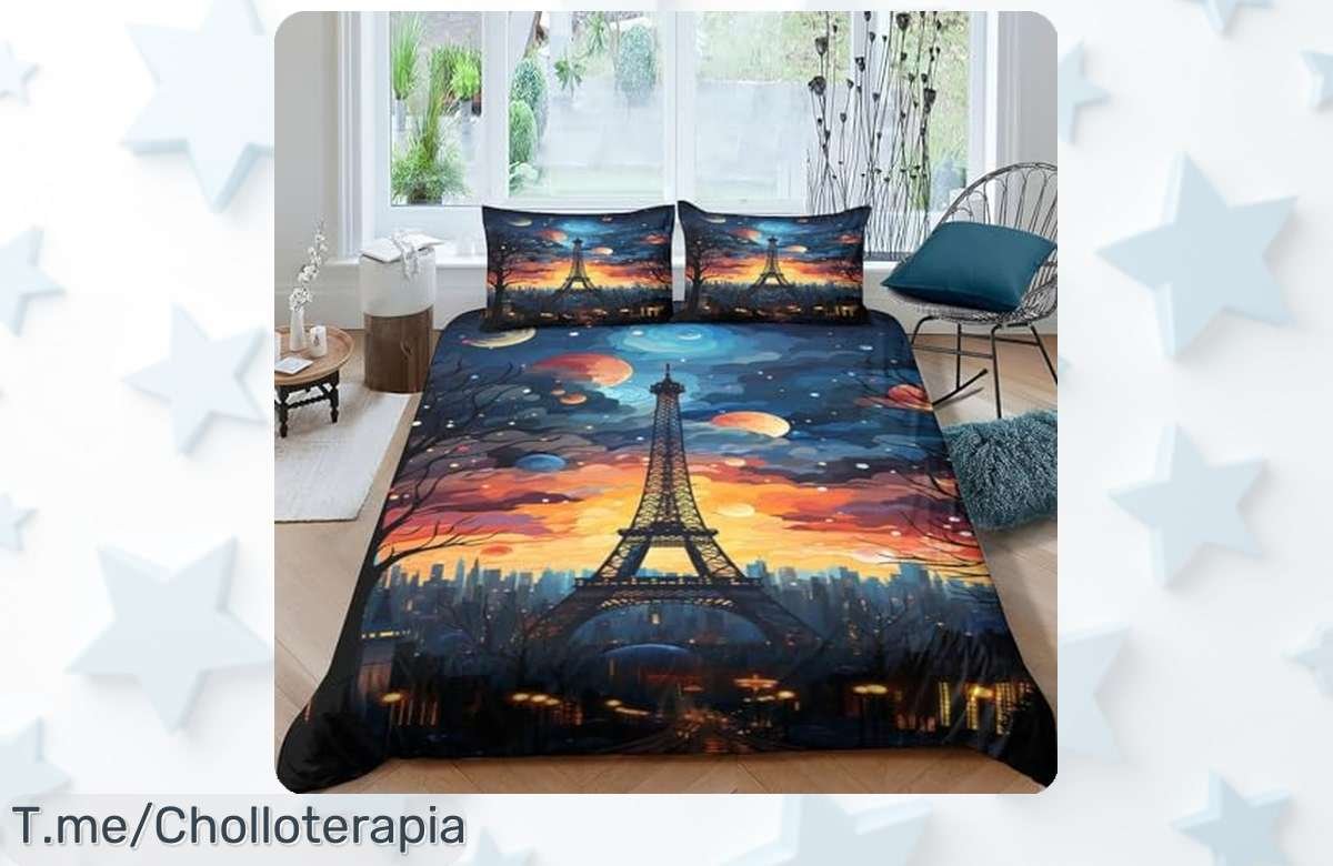 Transforma tu dormitorio con la mágica Torre Eiffel 3D en un super chollo que no volverá, ¡cambia su look fácil y rápido! No dejes pasar este ofertón único y limitado.