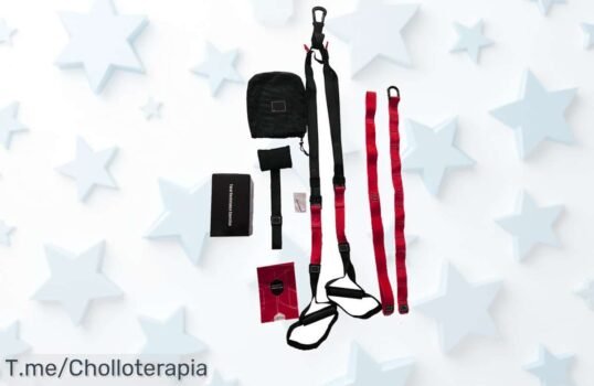 Transforma tu entrenamiento con pesas libres y entrenadores de suspensión ¡Este super chollo es un ofertón limitado que no puedes dejar pasar! Compra ya antes de que se agoten