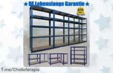 Transforma tu garaje con nuestra increíble estantería de metal, fácil de montar y capacidad brutal ¡Aprovecha este super chollo antes que se agote! ¡Compra ya!