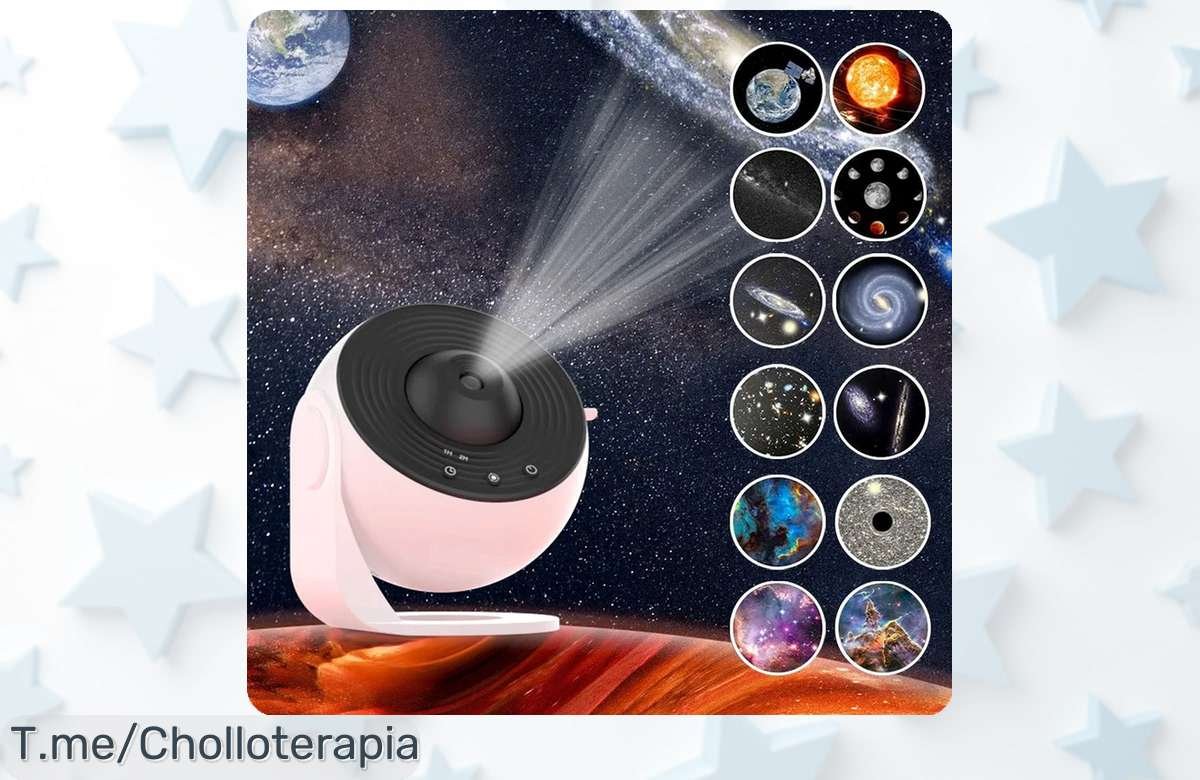 Transforma tu habitación en un cielo estrellado con nuestro proyector de galaxia LED, ¡un super chollo que encantará a los peques! Aprovecha esta oferta única y cómpralo ya.