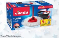 Transforma tu hogar con el Set Vileda Turbo Smart y elimina más del 99% de bacterias solo con agua a un precio loco ¡Hazte con este ofertón antes que se agote!