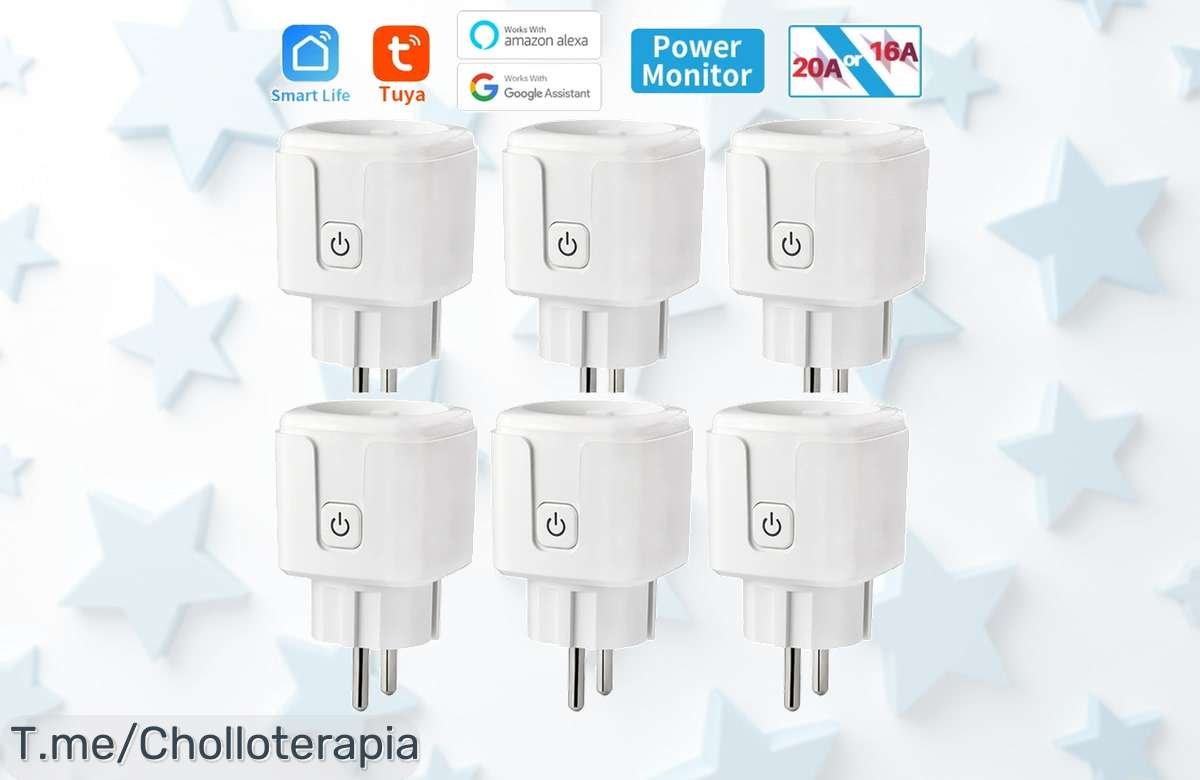 Transforma tu hogar con el enchufe inteligente que controlarás desde tu celular y ahorra como nunca. Aprovecha este super chollo antes de que se agote, ¡compra ya!