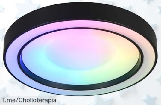 Transforma tu hogar con el plafón LED Reality Leuchten: cambia de color y ajusta el brillo al instante en un super chollo ¡No esperes, hazte con él ya!
