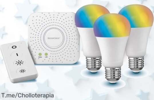 Transforma tu hogar con el set básico Smart Home, bombillas que brilitan y control a distancia en un precio loco ¡No dejes escapar este ofertón exclusivo, actúa ya!