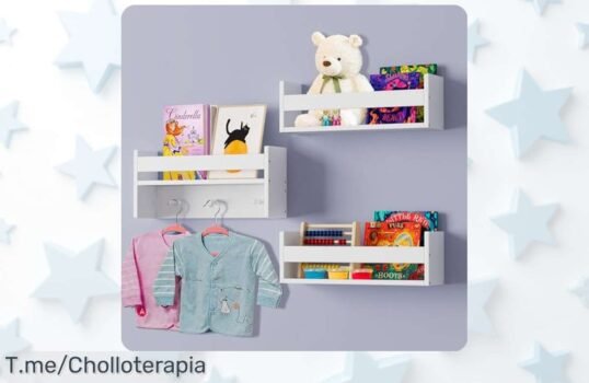Transforma tu hogar con el set de estanterías flotantes HZE: 3 mágicos estantes a precio loco que harán brillar tus espacios ¡Aprovecha este ofertón antes de que se agote!