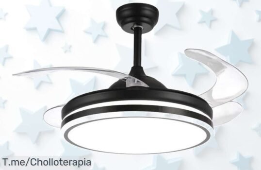 Transforma tu hogar con el ventilador Bel Air ATENAS, un ofertón único con luz LED y control remoto ¡No te quedes sin él, compra ahora antes de que se acabe este precio loco!