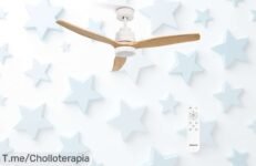 Transforma tu hogar con el ventilador de techo WIND STYLANCE ¡Silencioso, elegante y 100% madera! Aprovecha este super chollo antes de que se acabe