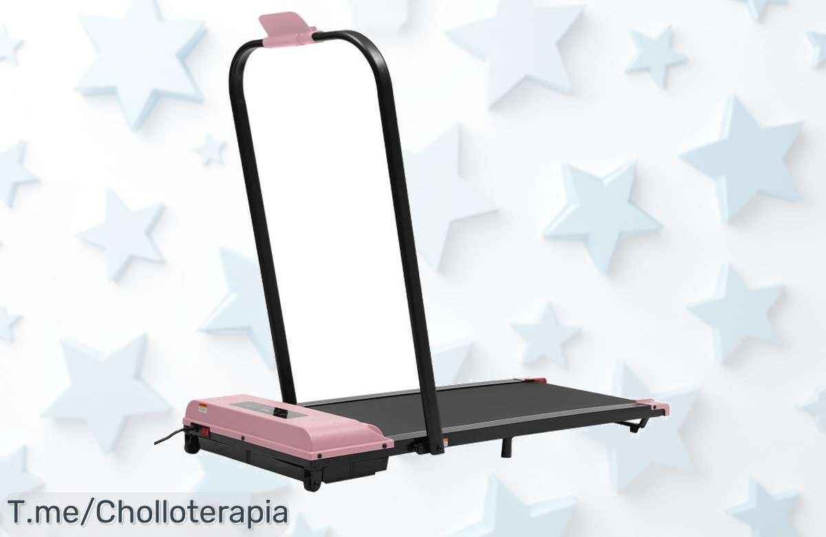 Transforma tu hogar en un gimnasio con esta cinta de correr plegable a precio loco, alcanza hasta 10 km/h y mejora tu salud ¡No te pierdas este ofertón, compra ya!