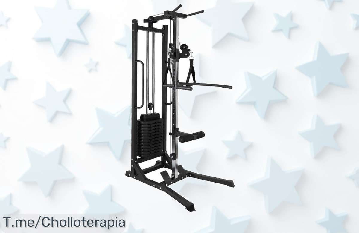 Transforma tu hogar en un gimnasio con la ALLinLIFE Multiestación, ¡super chollo para tonificarte! Aprovecha esta oferta nunca vista antes de que se agote.