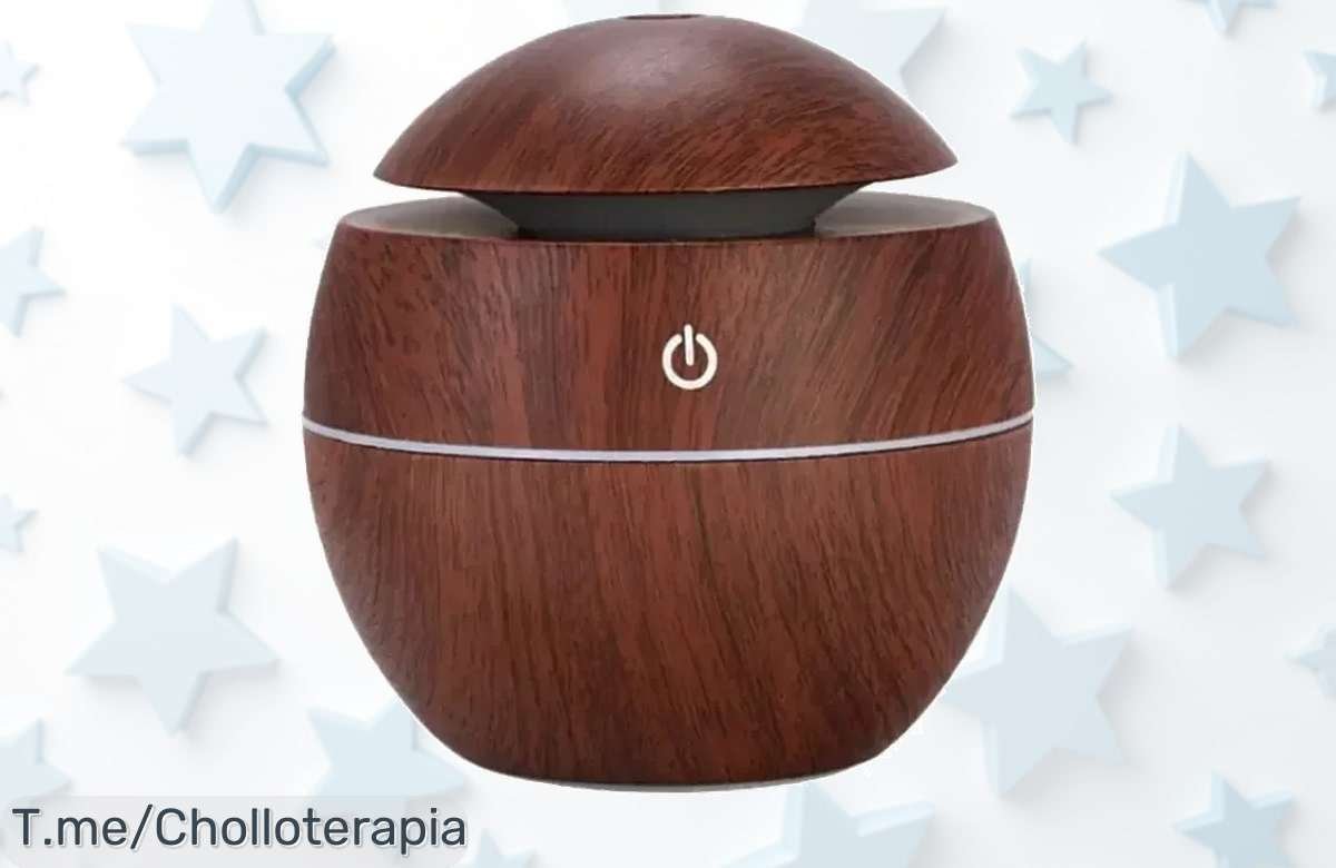 Transforma tu hogar en un oasis de frescura con el Mini humidificador, disfruta aromas cautivadores a un precio loco. No pierdas esta oferta limitada, compra ya y siente la diferencia.