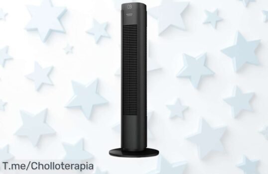 Transforma tu hogar en un oasis de frescura con el ventilador de torre Babel RCH 50W, control remoto y 4 velocidades Precio loco por tiempo limitado, ¡compra ahora!