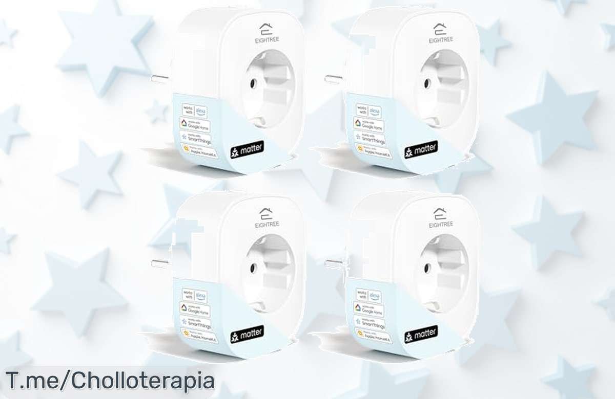 Transforma tu hogar hoy con este ofertón en enchufes inteligentes, controla la energía desde tu móvil y ahorra a lo grande. ¡Solo por tiempo limitado, no te quedes sin el tuyo!