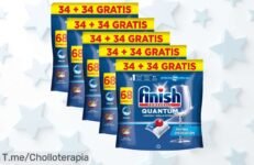 Transforma tu lavavajillas con el ofertón de Finish Powerball Quantum y disfruta platos relucientes como nunca ¡Solo por tiempo limitado, no te quedes sin el precio loco!