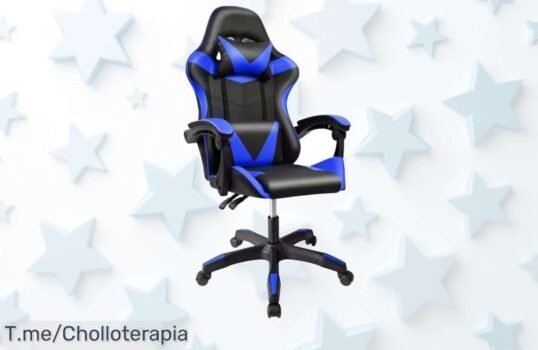 Transforma tu oficina y tus juegos con la silla gaming más top del mercado, ¡estilo y comodidad a un precio loco! Aprovecha este ofertón limitado antes de que se agote