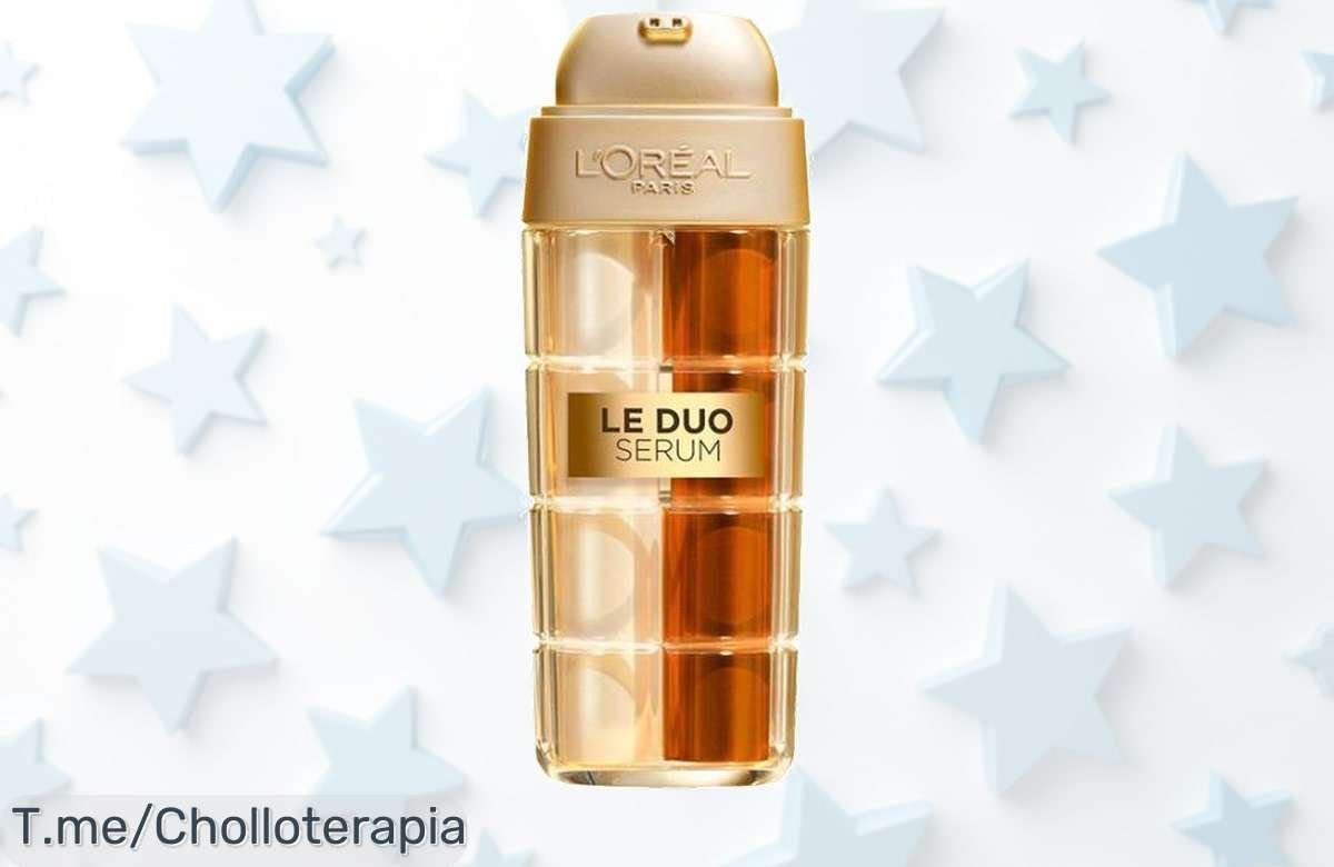 Transforma tu piel con L’Oréal Age Perfect Le Duo Serum, un super chollo que no puedes dejar escapar. ¡Actúa ya y luce radiante antes de que se agoten!