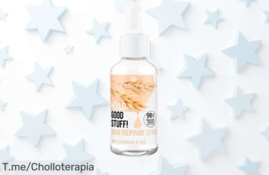 Transforma tu piel con el Serum Reparador Hello, Good Stuff! y disfruta de una luminosidad nunca vista a un precio loco ¡Apresúrate, esta oferta es por tiempo limitado!