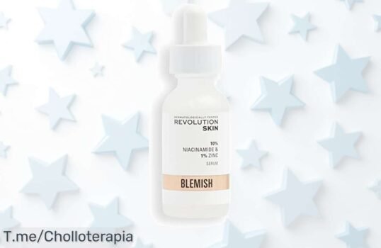 Transforma tu piel con el sérum Revolution Skincare: Niacinamida y zinc para un acabado perfecto ¡Oferta nunca vista, actúa ya antes de que se agote!