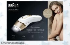 Transforma tu piel con la Braun Silk Expert Pro 5, una depiladora única que elimina el vello desde casa ¡Aprovecha este super chollo, actúa ya y luce radiante!