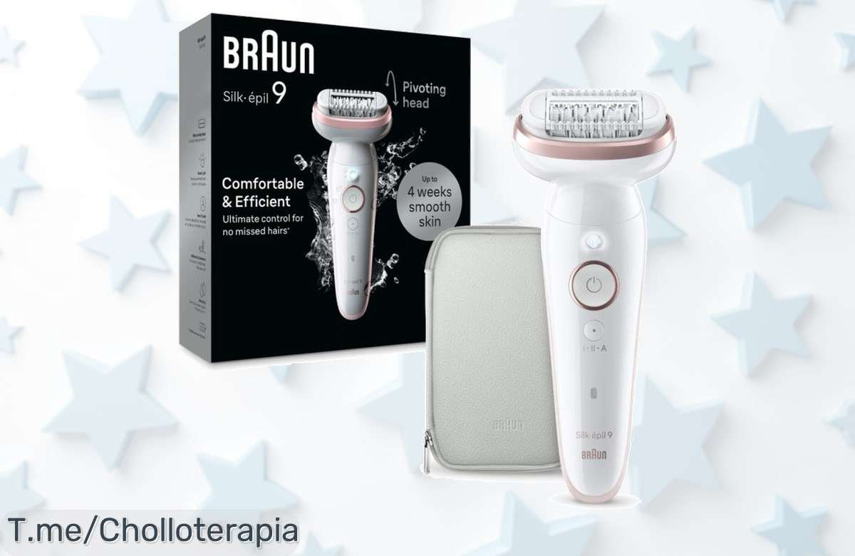 Transforma tu rutina de belleza con la Braun Silk-épil 9: depilación sin dolor, piel suave y una oferta nunca vista. ¡No esperes más, aprovecha este super chollo ahora!