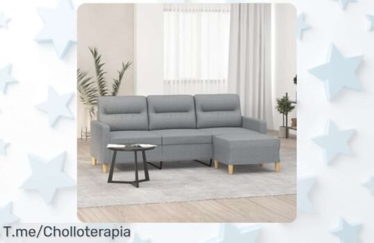 Transforma tu salón con el sofá GuyAna, ultra cómodo y resistente Ideal para tus maratones de series ¡Aprovecha este ofertón limitado y llévatelo YA!
