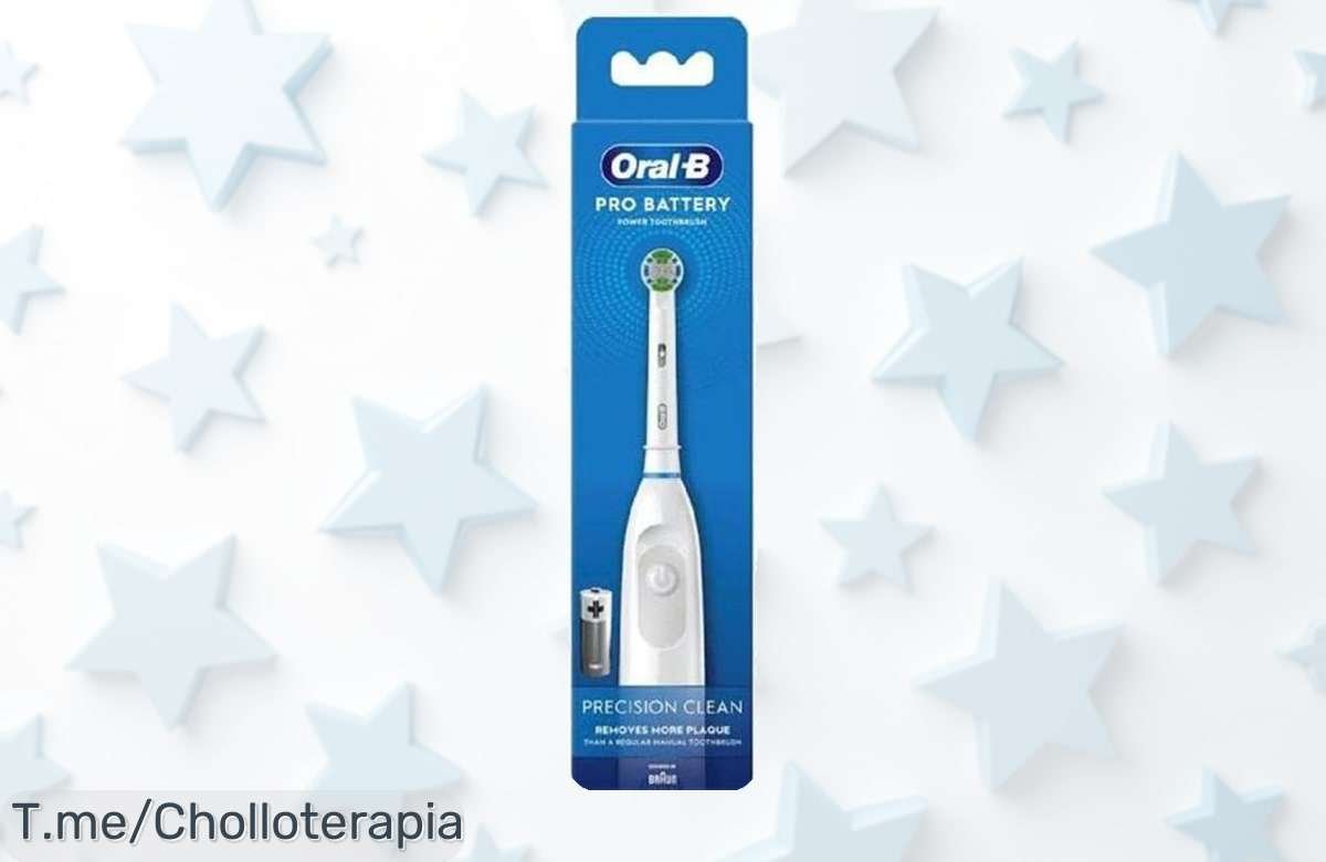 Transforma tu sonrisa con el Cepillo Eléctrico Oral-B Precision Clean, ¡adiós placa y hola a la frescura! Aprovecha este super chollo antes de que se agote, compra ya.