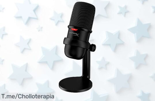 Transforma tu streaming con el micrófono HyperX SoloCast: audio impresionante y silencio instantáneo a un precio loco ¡Aprovecha este super chollo antes de que se acabe!
