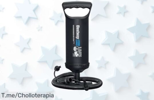 Transforma tu verano con el inflador manual Bestway Air Hammer a un precio loco, fácil de usar y ergonómico ¡Aprovecha este ofertón antes que se acabe, consíguelo YA!