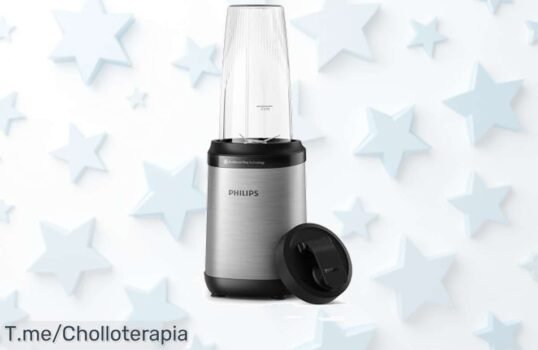 Transforma tus batidos en segundos con la Philips Blender Serie 5000, tecnología ProBlend Plus y recetas ilimitadas ¡Aprovecha este super chollo antes que se agote!