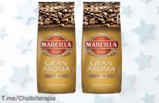 Transforma tus mañanas con 2 kilos de Marcilla Gran Aroma Natural, un super chollo que no puedes dejar pasar ¡Compra ahora y siente el sabor inolvidable del café!