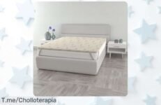 Transforma tus noches con el topper Ines: duerme sin electricidad estática y despierta fresco cada día ¡Aprovecha este chollo único antes de que se agote!