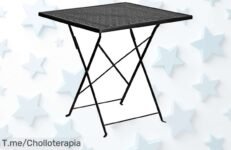 Transforma tus reuniones con la mesa plegable de acero, resistente y elegante ¡No te pierdas este ofertón limitado que todos quieren! Compra ahora antes de que se acabe