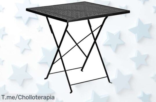 Transforma tus reuniones con la mesa plegable de acero, resistente y elegante ¡No te pierdas este ofertón limitado que todos quieren! Compra ahora antes de que se acabe