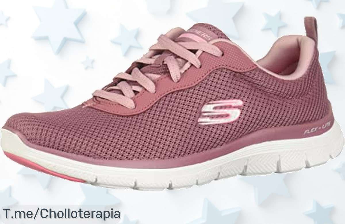 ¡Últimas unidades de las Zapatillas Skechers Flex Appeal 4.0 a precio loco! Llévate estilo y agarre en cada paso en un super chollo, actúa rápido antes de que se acaben.