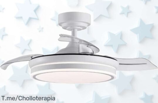 ¡Ventilador de Techo LED Mágico con 6 Velocidades a Precio Loco! Disfruta de Frescura y Luz en tu Hogar ¡Apresúrate, Stock Limitado!