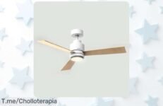 Ventilador de Techo Mellerware: Silencio Total y 6 Velocidades a Precio Loco, ¡Con Luz y Temporizador! Aprovecha Este Ofertón Único Antes de Quedarte Sin Él