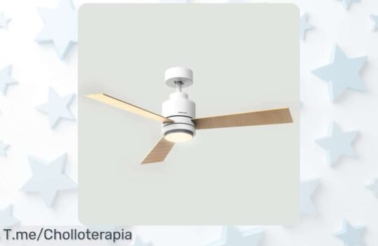Ventilador de Techo Mellerware: Silencio Total y 6 Velocidades a Precio Loco, ¡Con Luz y Temporizador! Aprovecha Este Ofertón Único Antes de Quedarte Sin Él