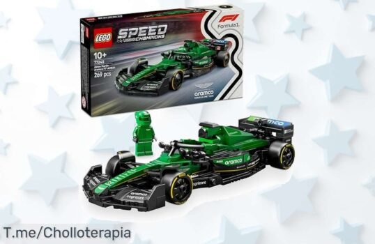 Vive la adrenalina de las carreras con el LEGO Aston Martin Aramco F1, un super chollo que encantará a grandes y pequeños ¡Consíguelo ahora antes de que se agote!