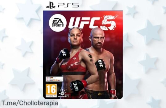 Vive la emoción del combate con EA SPORTS UFC 5 y disfruta de más de 64,000 combinaciones; ¡no pierdas esta oportunidad única y consigue tu copia ya en este super chollo!