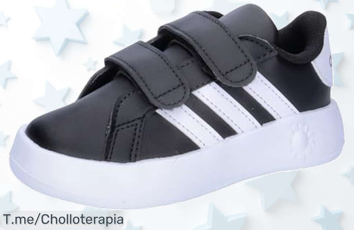 Zapatillas adidas Grand Court 2.0 para kids: diseño clásico, cierre autoadherente y material duradero en un super chollo que no podrás dejar escapar ¡Compra ya antes de que se agoten!