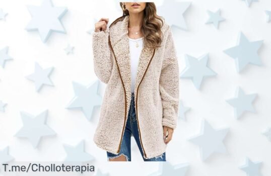 Abrigo de lana polar a precio loco: diseño moderno y suave que te hará brillar este invierno No lo dejes escapar, ¡compra ahora antes de que se agote!