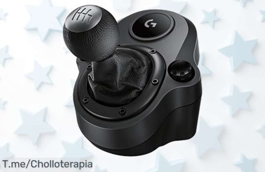 Acelera tu experiencia de juego con la palanca de cambios Logitech G, un diseño robusto y suave por un precio loco ¡No te lo pierdas, oferta limitada!