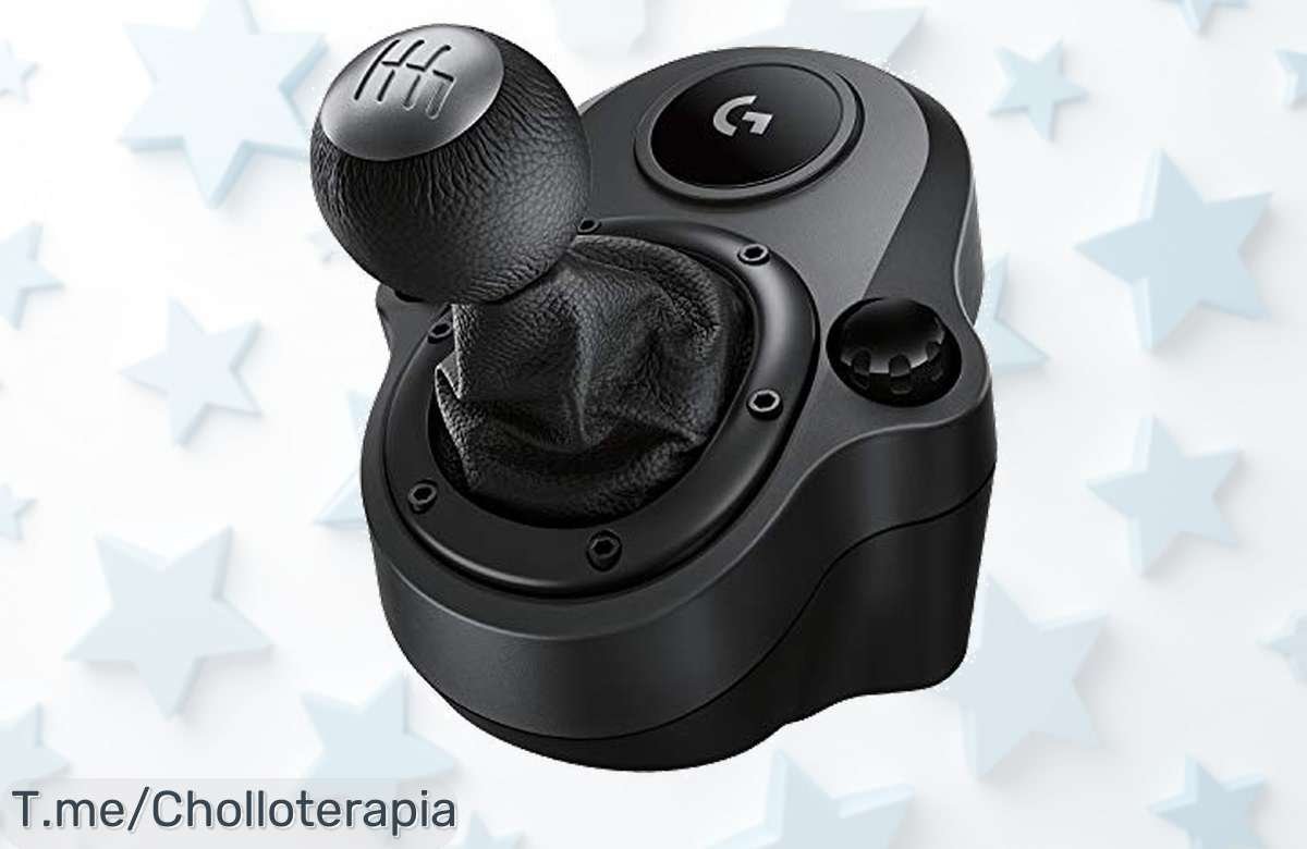 Acelera tu experiencia de juego con la palanca de cambios Logitech G, un diseño robusto y suave por un precio loco ¡No te lo pierdas, oferta limitada!