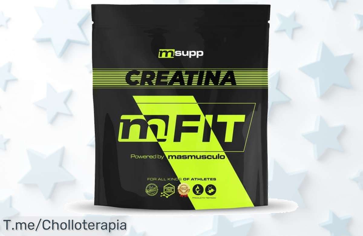 Alcanza tus metas fitness con 1Kg de Creatina Creapure a un precio loco, energía asegurada y rendimiento mejorado. ¡Compra ya este super chollo antes que se agote!