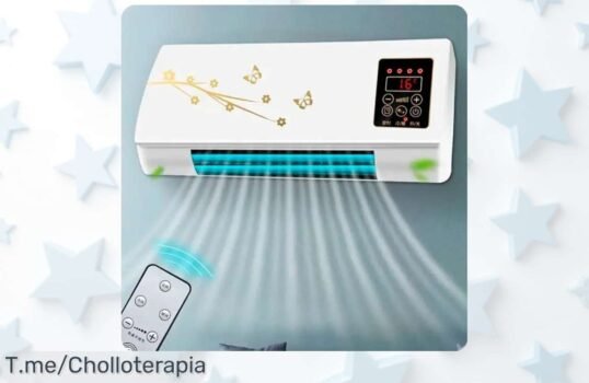 Aprovecha el aire acondicionado portátil que transformará tus noches con su control frío-calor y un precio loco ¡No pierdas esta super oferta limitada, compra ya!
