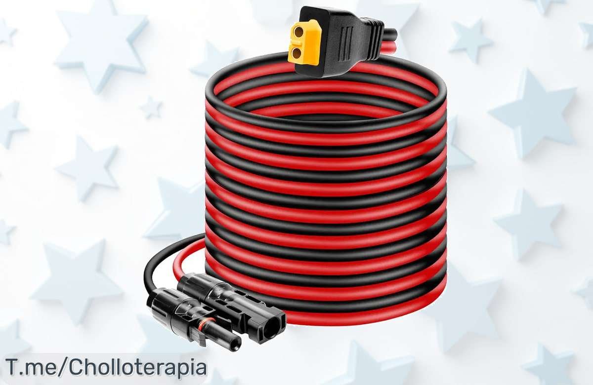 Aprovecha el super chollo del cable adaptador XT60 de 6m, un ofertón nunca visto para que la energía fluya. ¡Consíguelo ya antes de que se agote!