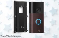 Aprovecha este ofertón nunca visto: Ring Videotimbre con batería a precio loco, ve quién llama y recibe alertas de tus paquetes ¡Instala en 5 minutos y vive más seguro ya!